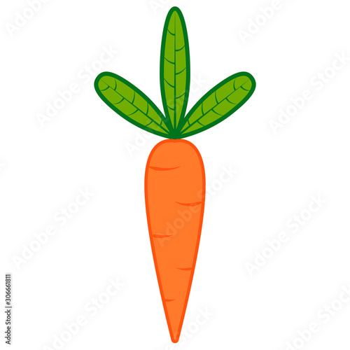 Cartoon carrot icon, symbol...