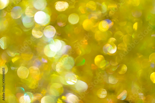 Abstract background with defocused bokeh balls for Christmas. 
