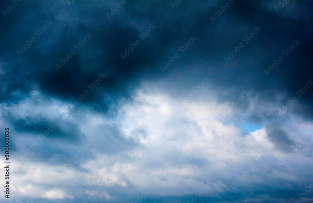 blue sky with clouds