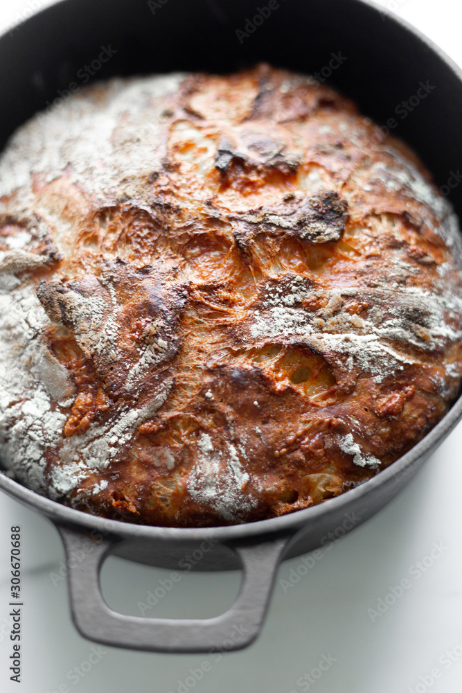 Sliced loaf of home made artisanal bread Sliced loaf of home made artisanal bread