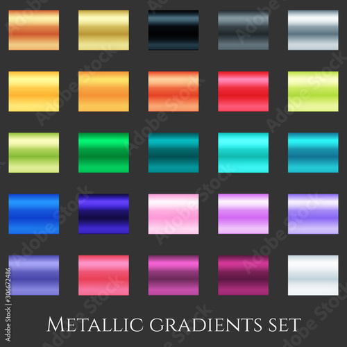Creative vector illustration of gradient collection. Art design background.