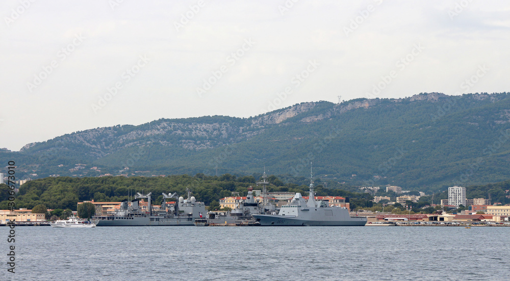 military ship - Toulon harbor