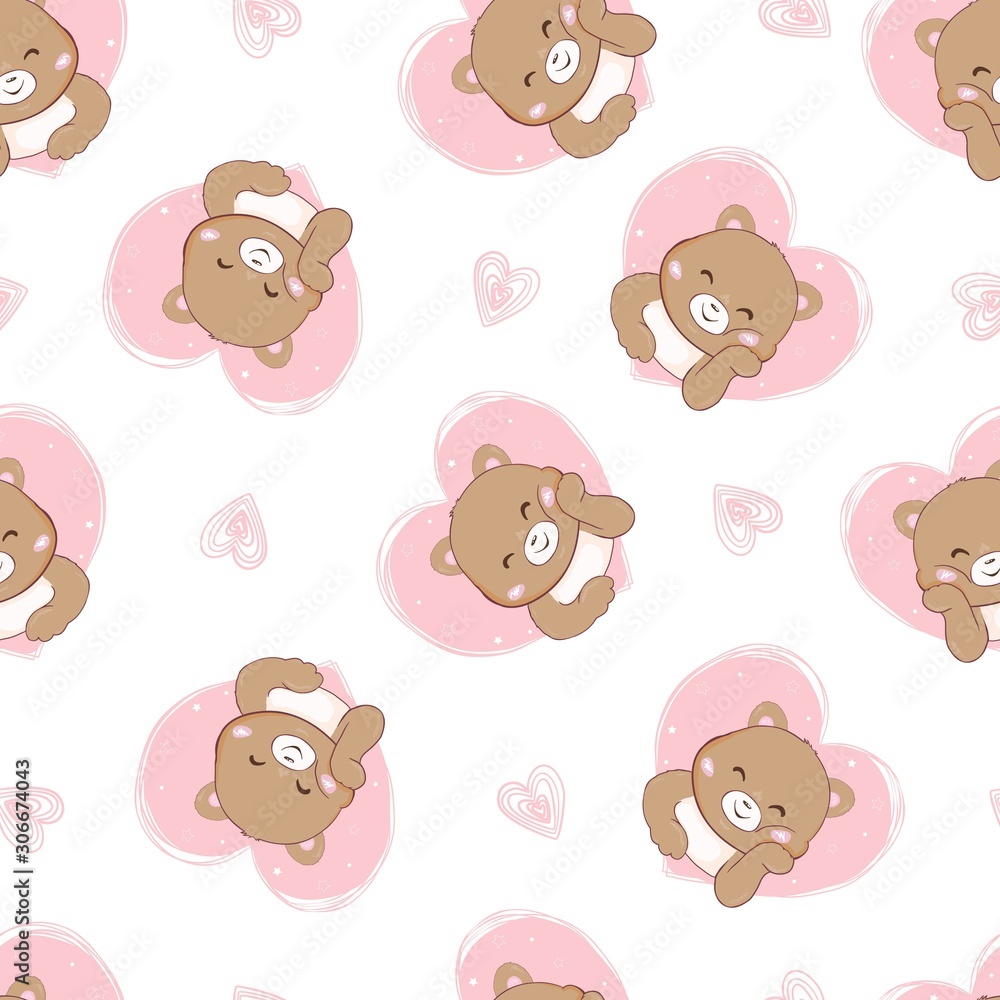 Cute hand draw seamless pattern for kids. Cute hand draw seamless pattern for kids.