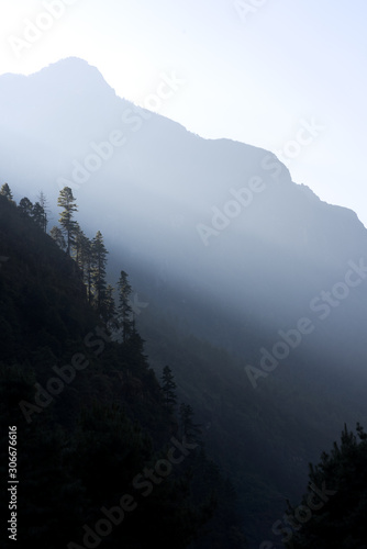 Early Morning Over the Hymalayas