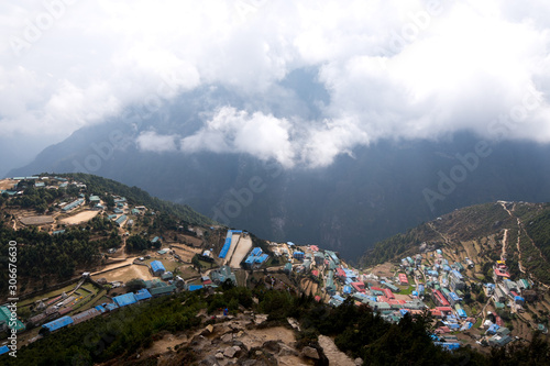 Namche Bazaar from above