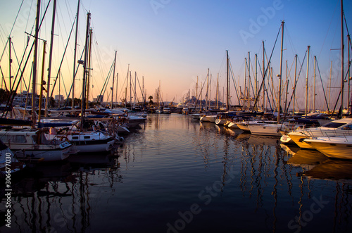yachts in the harbor © kolbasyok