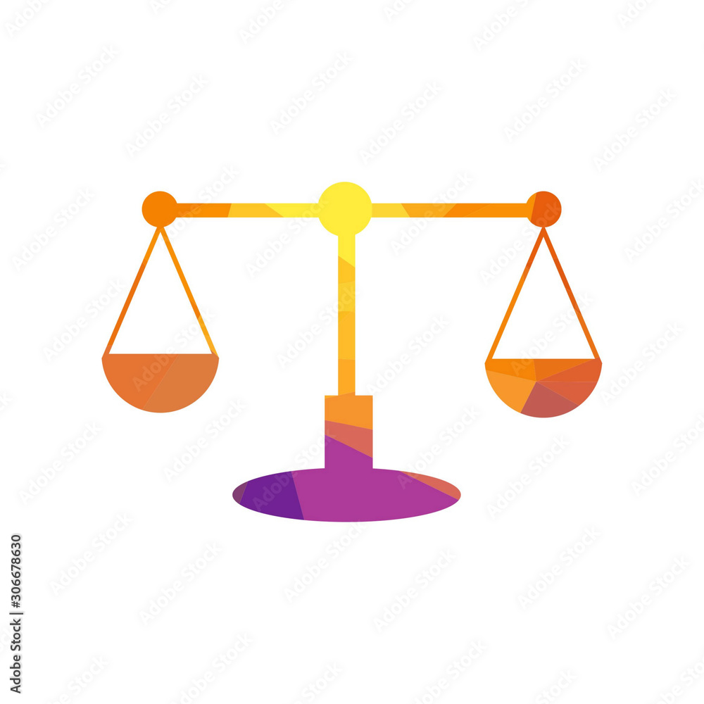 Simply weight icon. Compare logo symbol. Scales judgment pictogram. Ui comparison element. User interface vector. low poly style. Simply weight icon. Compare logo symbol. Scales judgment pictogram. Ui comparison element. User interface vector. low poly style.