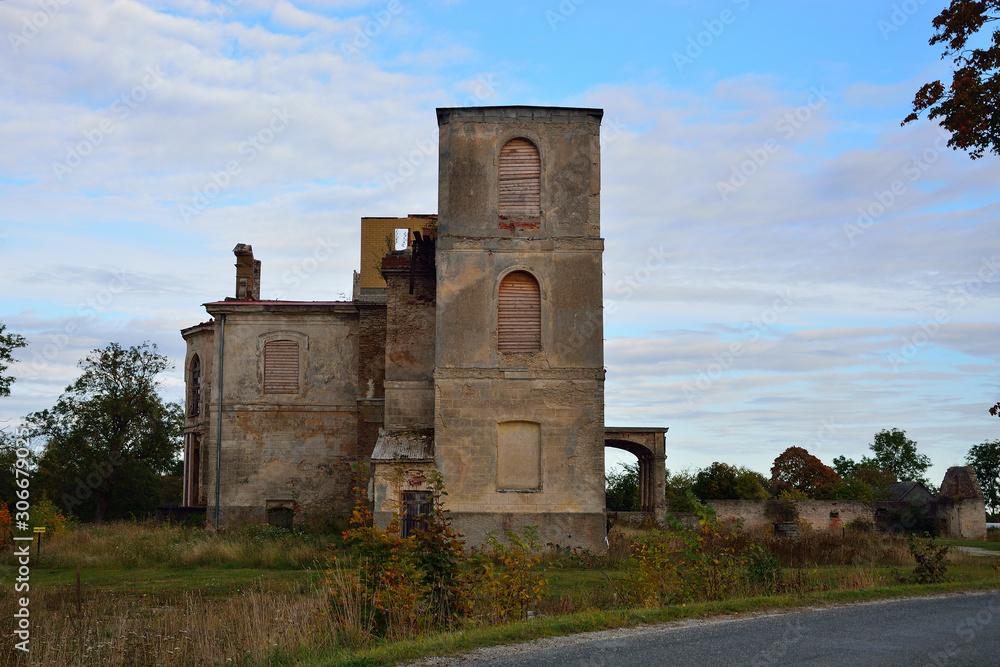 The ruins of an old abandoned estate The ruins of an old abandoned estate