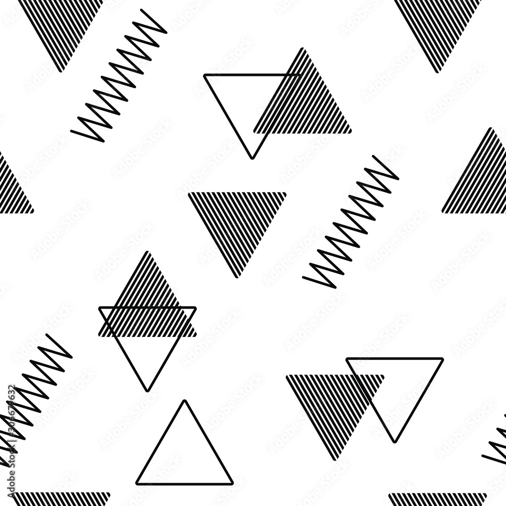 Abstract colorful triangular background. Geometric black and white seamless pattern for web page, textures, card, poster, fabric, textile. Abstract colorful triangular background. Geometric black and white seamless pattern for web page, textures, card, poster, fabric, textile.