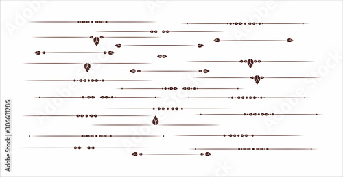 Text breaks and lines
