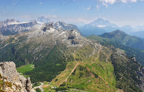 View from the top of Lagazuoi, Dolomites, Italy