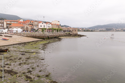 partial view of Combarros, Pontevedra, Galicia
