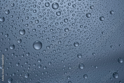 water drops on glass back ground abstract 