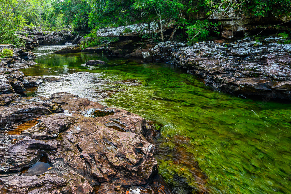 The rainbow river or five colors river is in Colombia one of the most ...