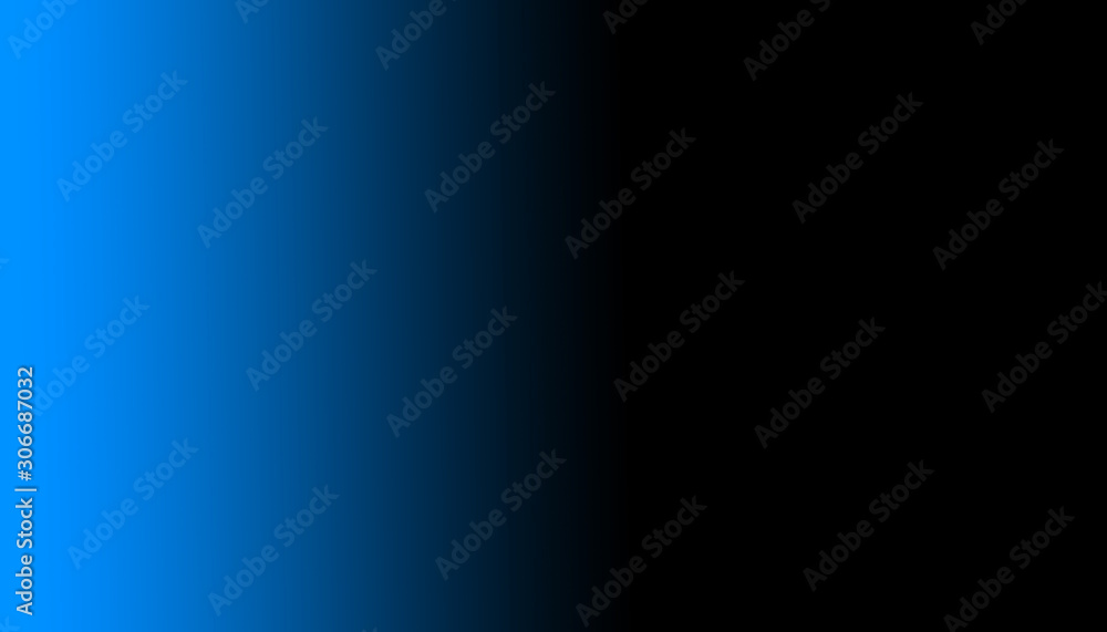 Colorful smooth abstract blue and black texture background. High