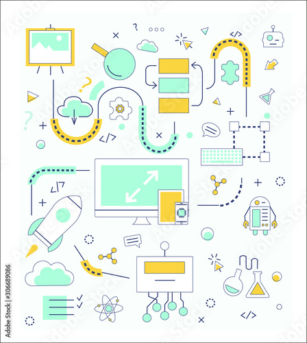 algorithm technical process puzzle rocket