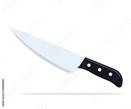 Photo Knife Weapon Vector The knife is sharp Used for cooking and is an essential equipment for chefs