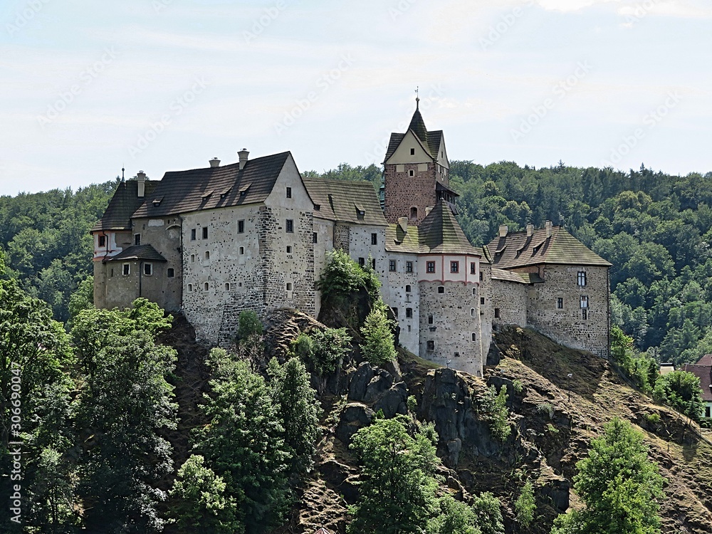 medieval castle Loket