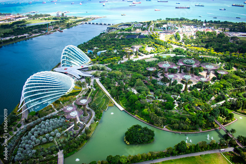 Singapore - January 7 2019: Singapore Gardens by the bay