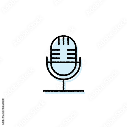 flat icons for Microphone,vector illustrations