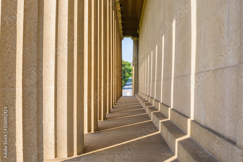 Parthenon Replica at Centennial Park in Nashville  Tennessee