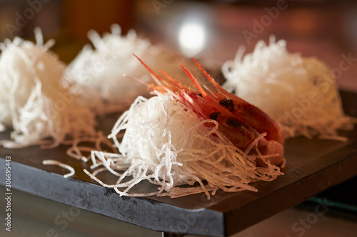 Otsukuri, Japanese traditional sashimi dish photo