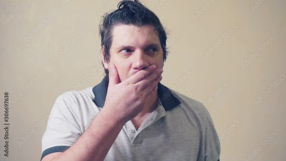 funny dude who looks in surprise at the camera.humorous portrait of a man. funny dude who looks in surprise at the camera.humorous portrait of a man.