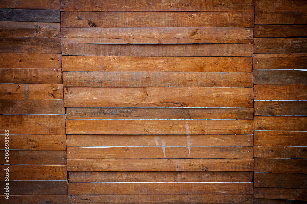 Fototapeta premium Closeup of old wood planks