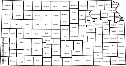 map of Kansas