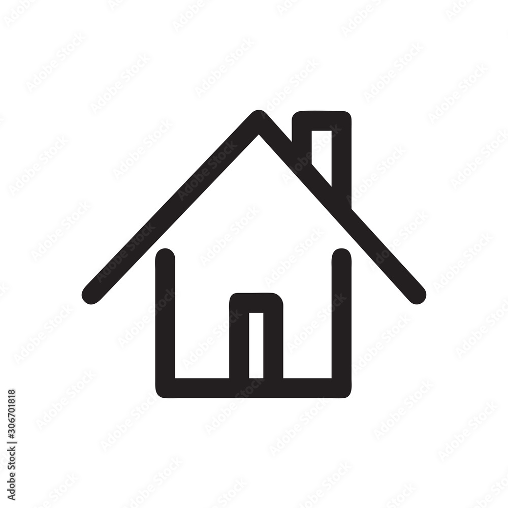 House icon vector isolated on background. Trendy home symbol. Pixel perfect. illustration EPS 10. - Vector. House icon vector isolated on background. Trendy home symbol. Pixel perfect. illustration EPS 10. - Vector.