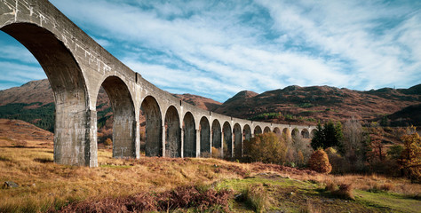 Keuken achterwand Glenfinnanviaduct Glenfinnan viaduct in Schotse Hooglanden  © Amanda