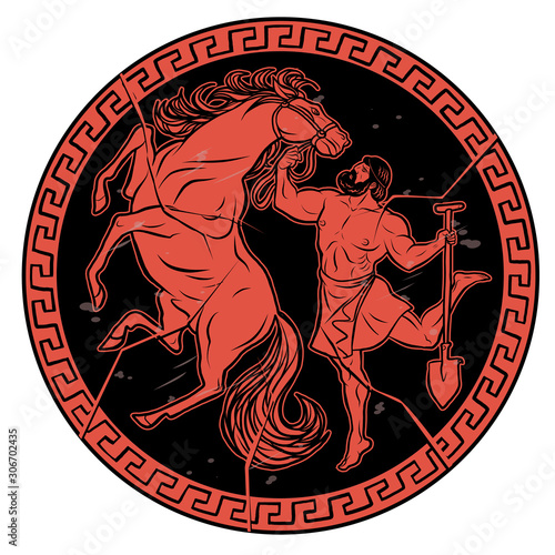 Clean the Augean stables in a single day. 12 Labours of Hercules Heracles