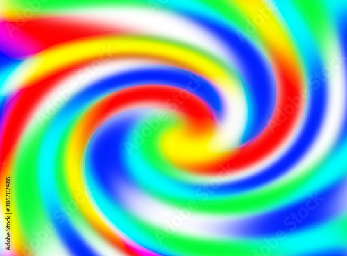 Abstract background in the form of a swirling curl, funnel. Wallpaper. Color mixing