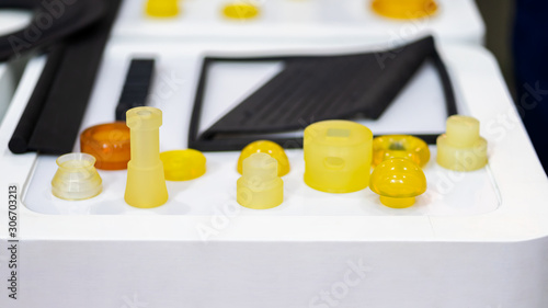 Plastic and rubber parts of automotive manufacturing by high precision mold injection in the factory