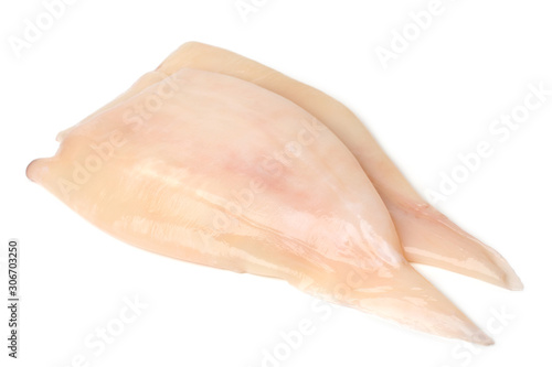 Fresh raw fillet squid photo