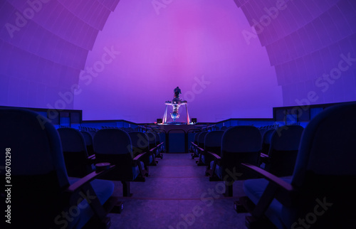Fulldome projection at the planetarium	