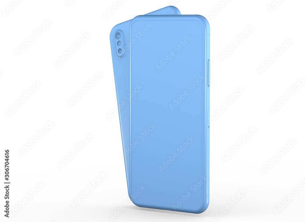New realistic mobile phone smartphone mockup with blank screen. New realistic mobile phone smartphone mockup with blank screen.