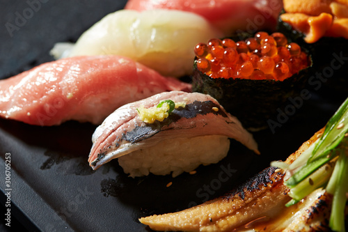 Japanese luxury assorted sushi plate  © mnimage
