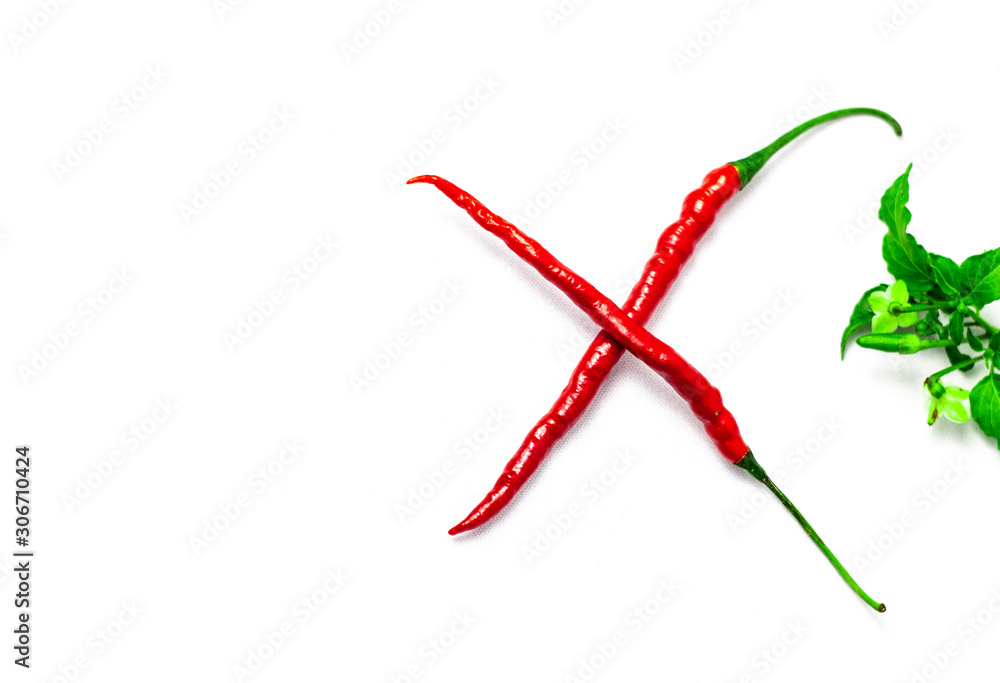 red hot chili peppers, popular spices concept - decorative pattern of red hot chili with green tails on white background, beautiful red collage of freely lying peppers, top view, flat lay red hot chili peppers, popular spices concept - decorative pattern of red hot chili with green tails on white background, beautiful red collage of freely lying peppers, top view, flat lay