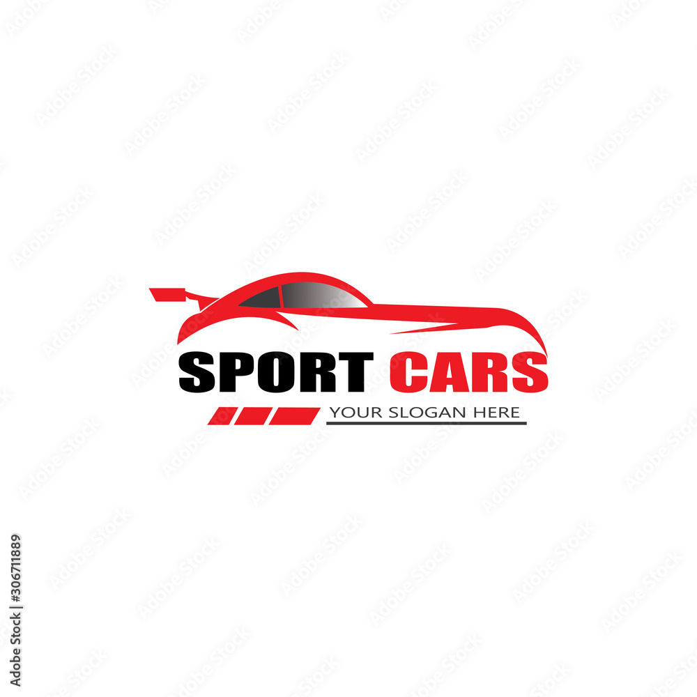 sport car logo template design vector - Vector sport car logo template design vector - Vector