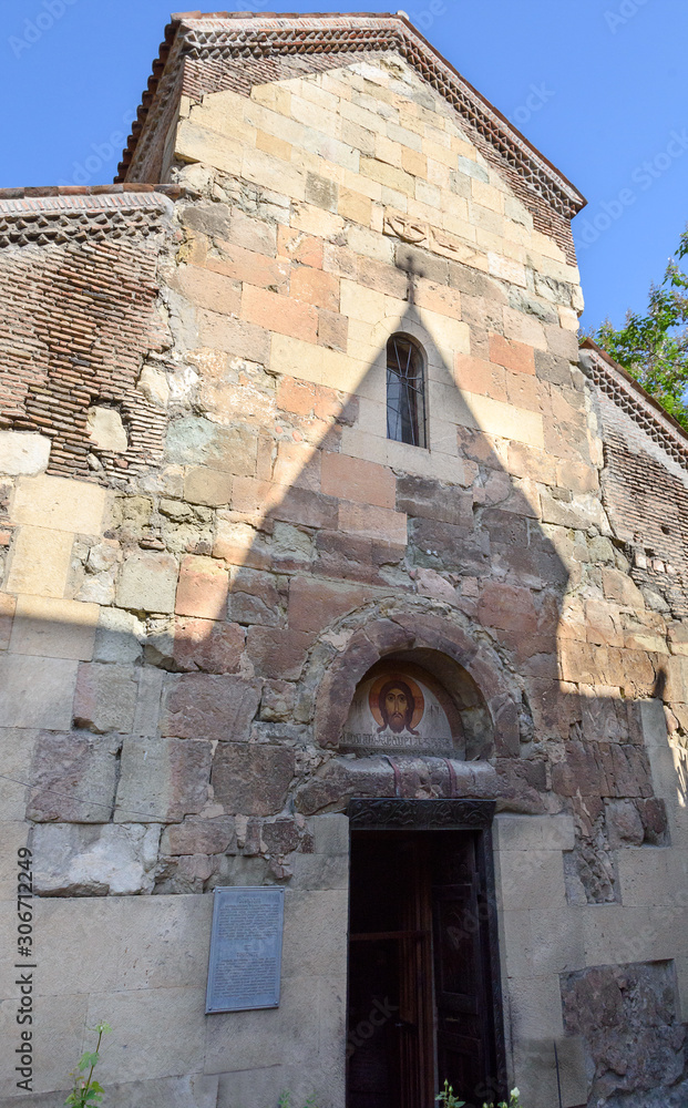 Tbilisi, Georgia - May, 08 2019: Anchiskhati Church of Virgin Mary Nativity, The oldest in Tbilisi