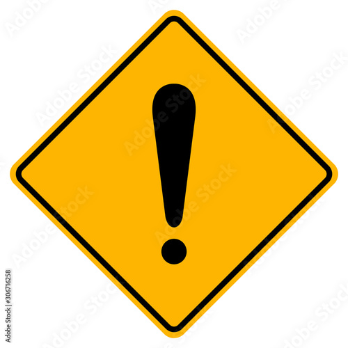 Hazard Warning Symbol Sign,Vector Illustration, Isolate On White Background Label. EPS10