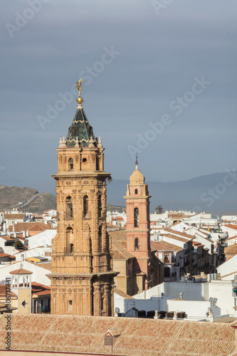 Antequera is a beautiful and white village in Malaga province  Andalusia  Spain