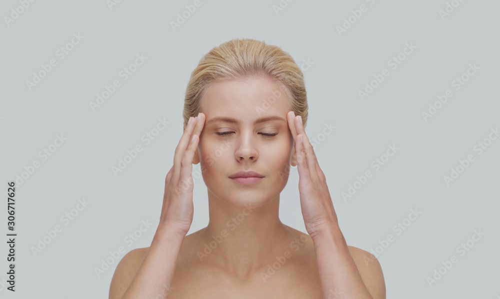 Beauty portrait of young, attractive and healthy woman. Beauty portrait of young, attractive and healthy woman.