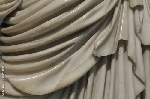 Folds of marble dress photo