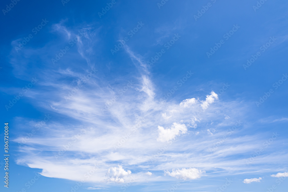 Naklejka premium Blue sky clouds for background