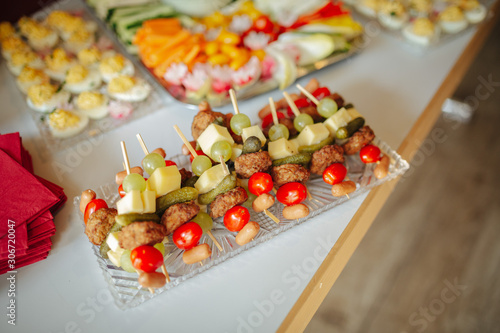 appetizers at a party