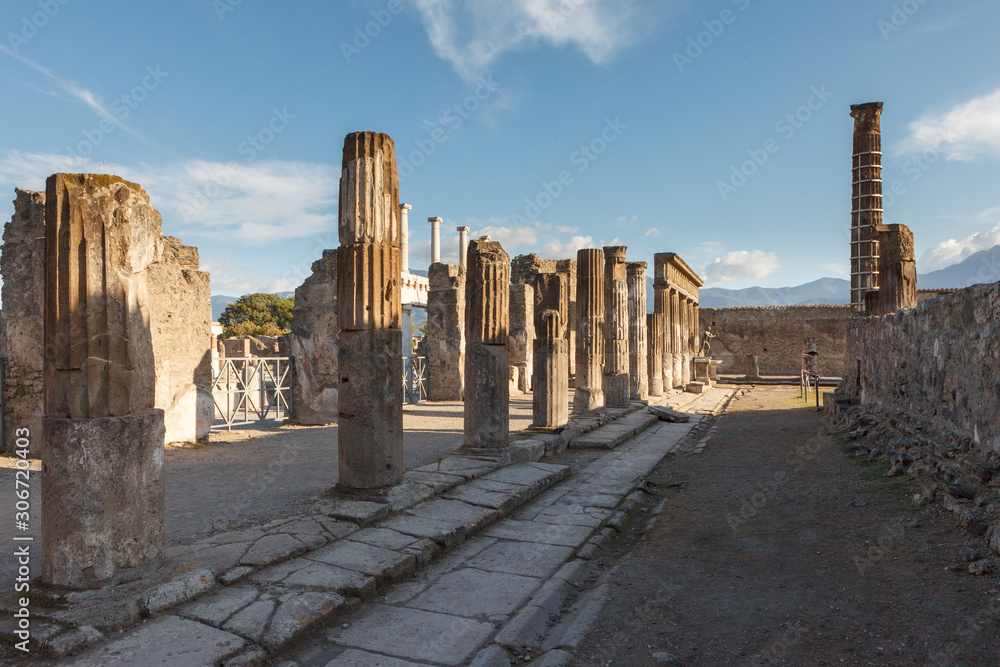 Pompei or Pompeii ruins.