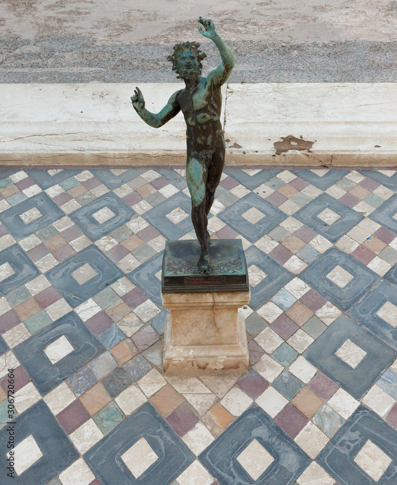 Φωτογραφία House of the faun of Pompeii (Pompei).