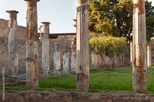 Foto House of the faun of Pompeii (Pompei).